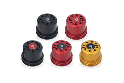 CNC Racing Bi-Color Steering Head Nut the Ducati Panigale / Streetfighter V4 (2025+)
