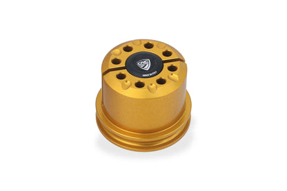 CNC Racing Bi-Color Steering Head Nut the Ducati Panigale V4 (2025+)
