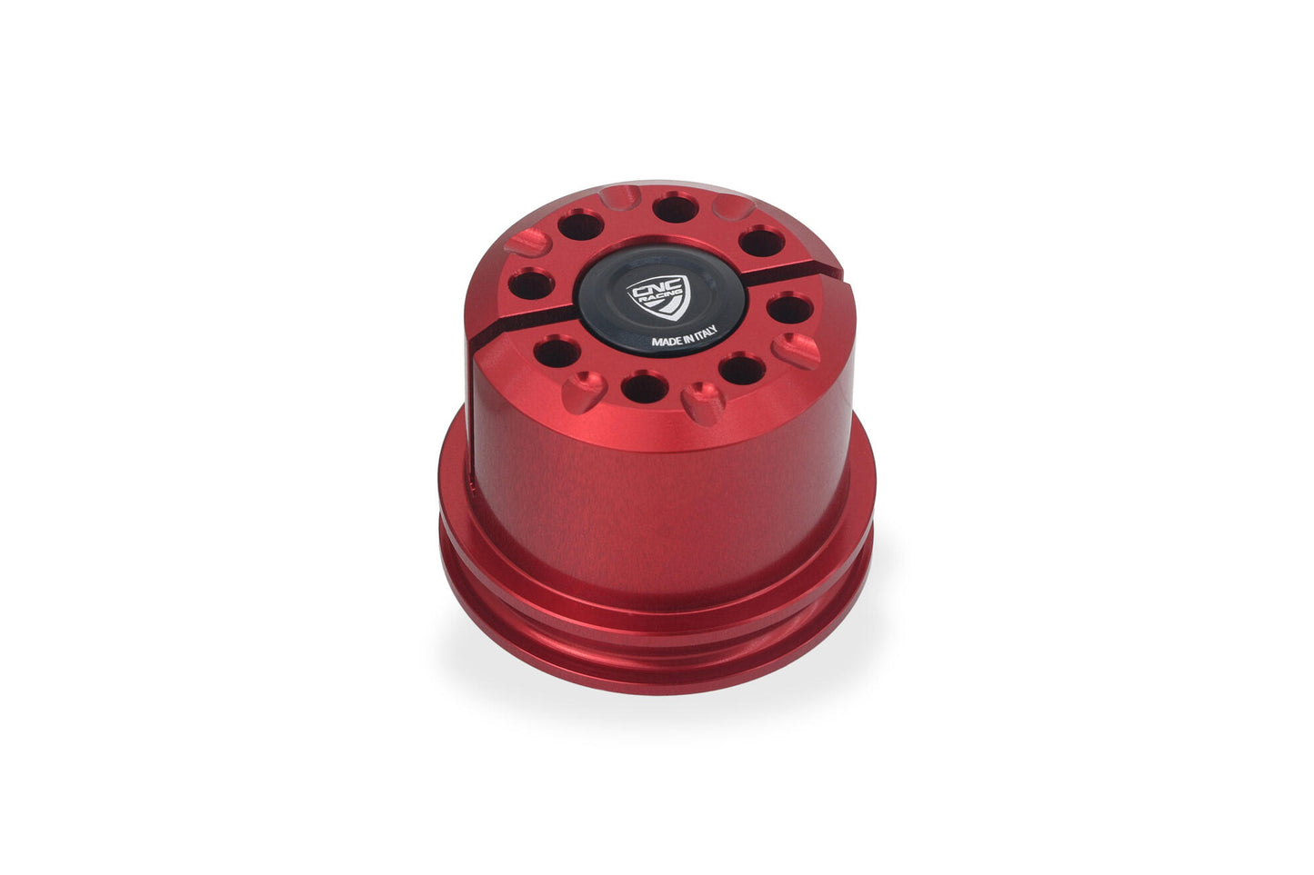 CNC Racing Bi-Color Steering Head Nut the Ducati Panigale V4 (2025+)