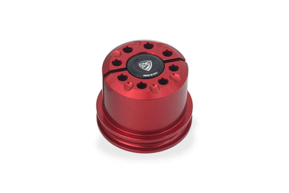 CNC Racing Bi-Color Steering Head Nut the Ducati Panigale V4 (2025+)