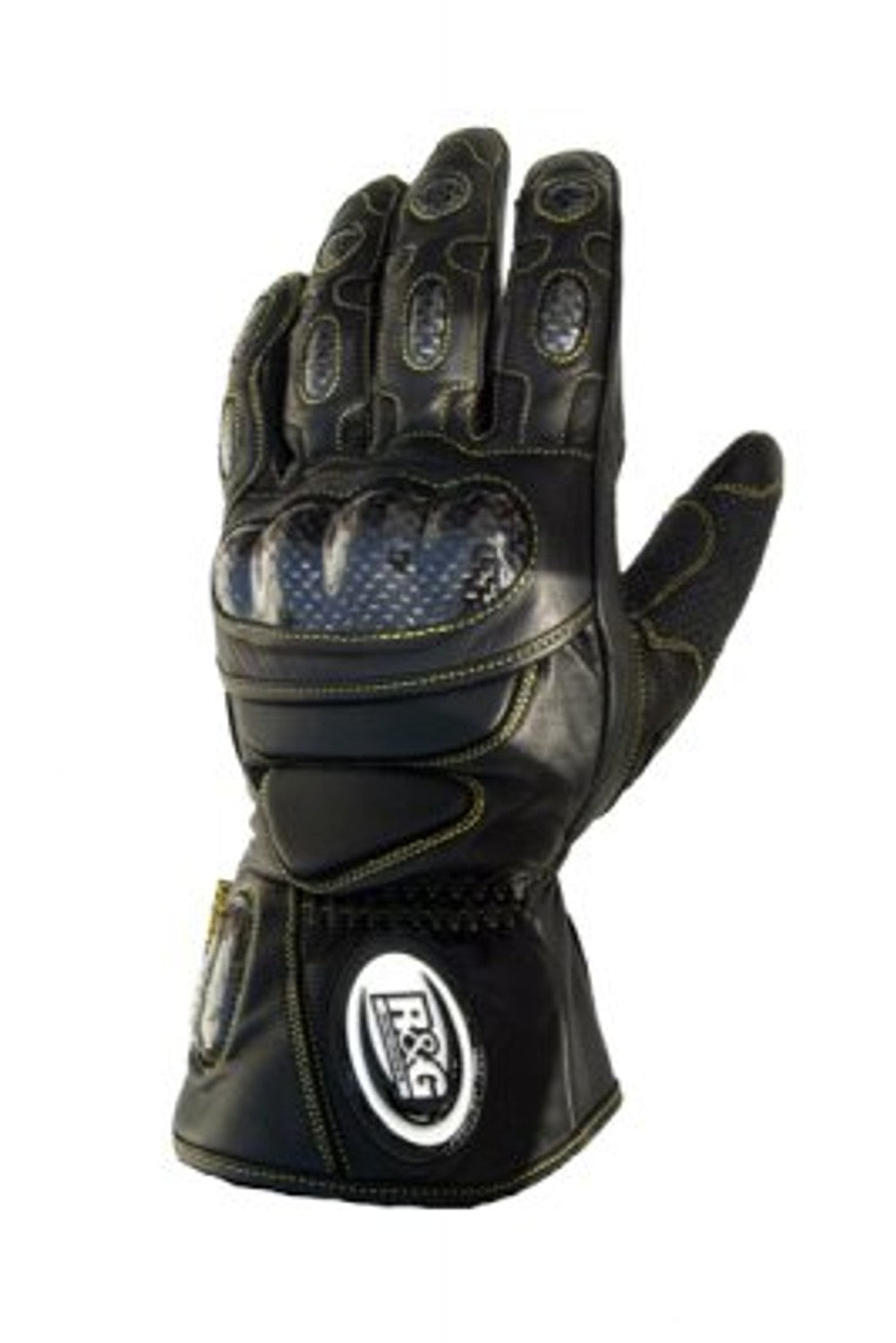 R&G Racing Leather Gloves (Black)