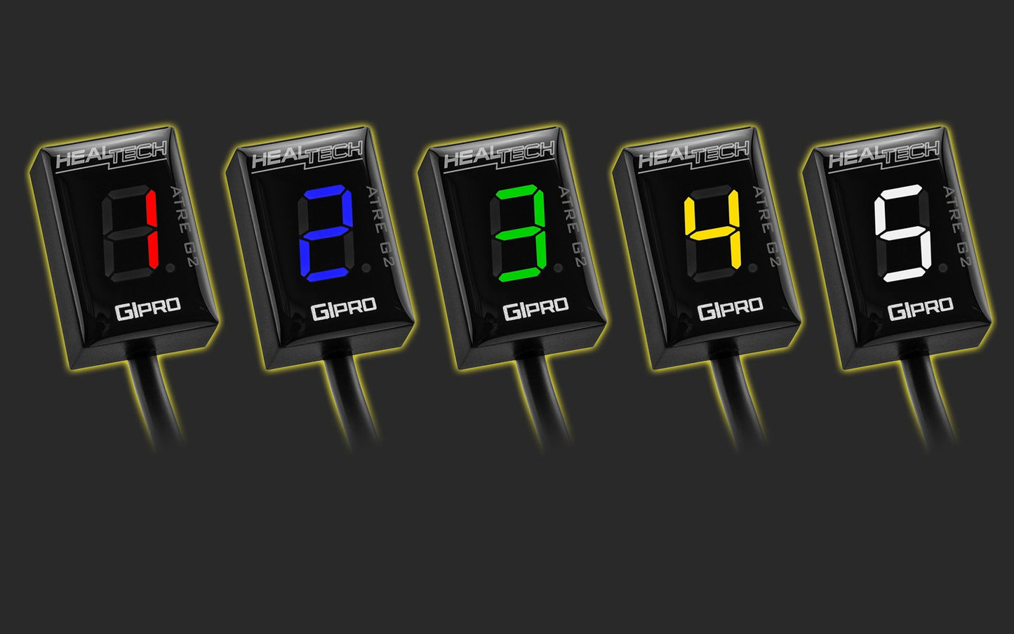 Healtech GIpro ATRE G2 - Gear Position Indicator w/ Timing Retard Elimination (TRE) for Ducati