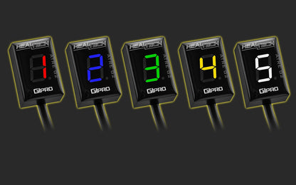 Healtech GIpro ATRE G2 - Gear Position Indicator w/ Timing Retard Elimination (TRE) for Triumph Rocket III Touring/Roadster (10-14), Thunderbird (09-13), Tiger 800 (10-14) Trophy (2012+), and Daytona 675 /R ABS (vin <564947)