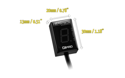 Healtech GIpro DS-series G2 - Gear Position Indicator for BMW R nineT (Euro4 2017+)