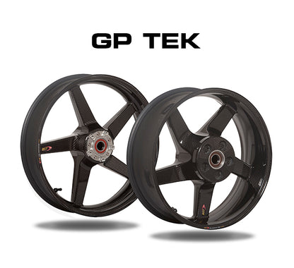 BST GP TEK 5 Spoke RACING Carbon Fiber Rear Wheel for the BMW S1000RR / HP4 (09-18)