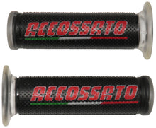 Accossato Couple of Racing Grips Gel-made with Red Logo