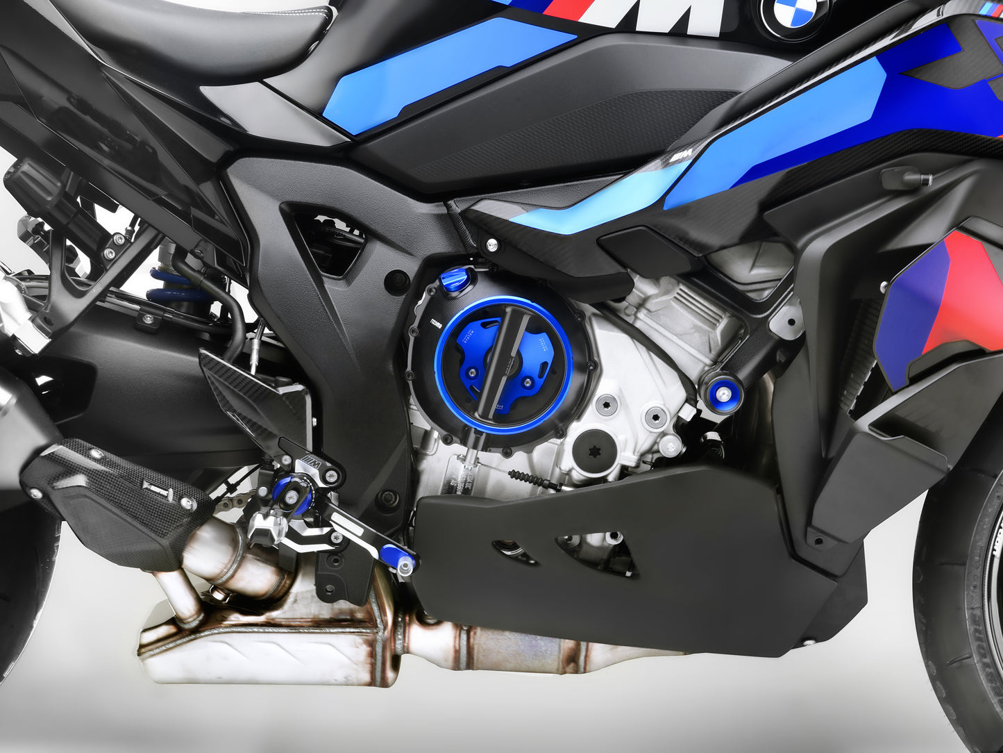 Rizoma Clear Wet Clutch Cover kit - OILQUARIUM for the BMW S1000RR (2020+) / S1000R / S1000XR (2021+) / M1000R / M1000XR