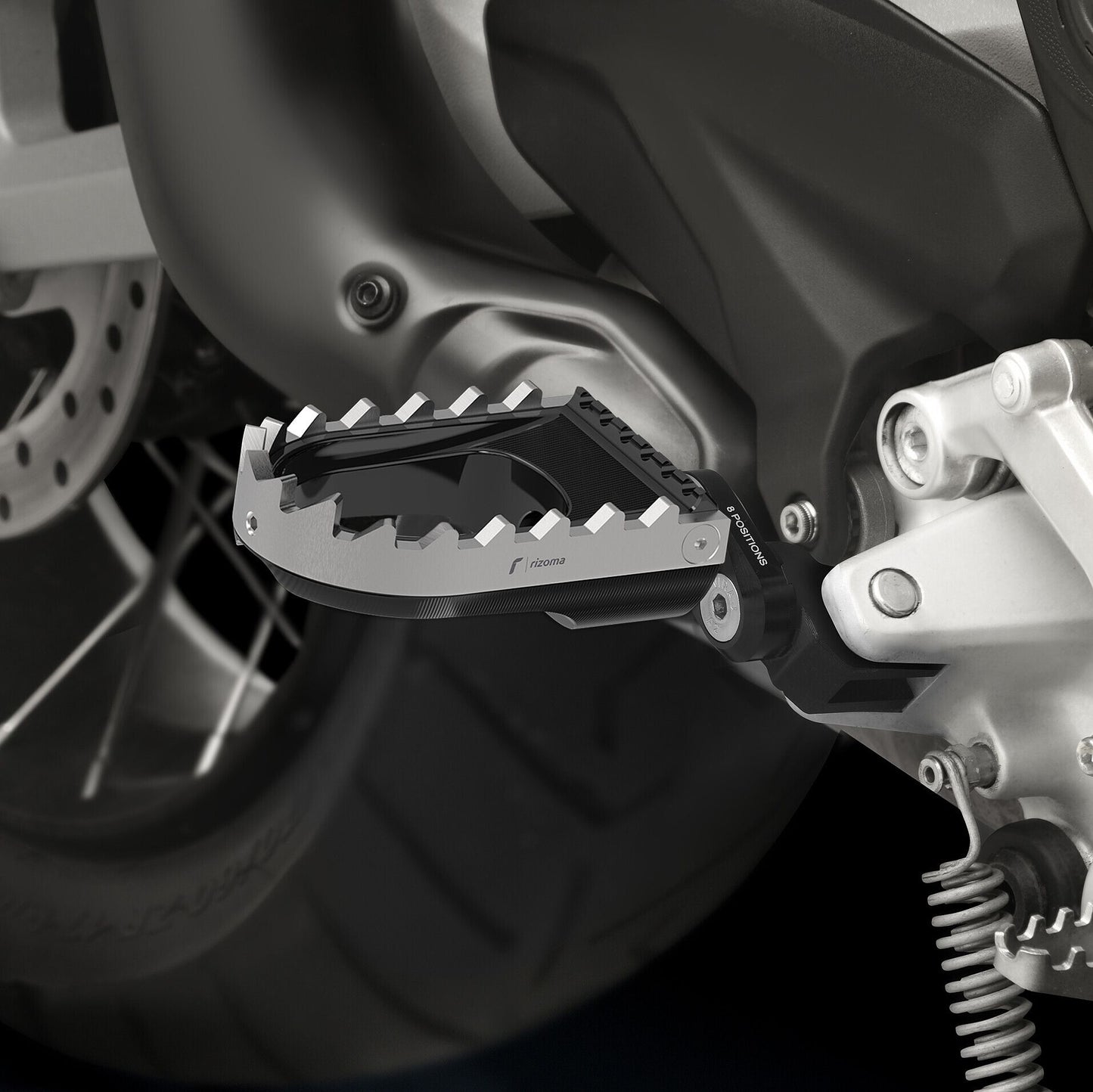 Rizoma Eccentric Rider ESCAPE Pegs Mount Kit For the Ducati Multistrada V4 (all)