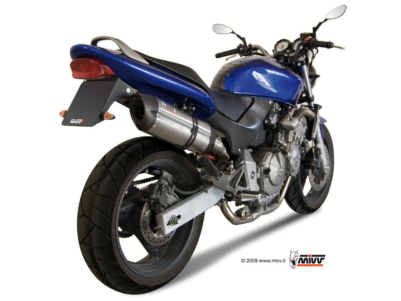 MIVV Slip-On, Suono Stainless Steel, Standard Exhaust For Honda Hornet 600 1998-2002