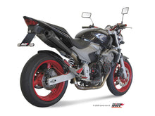 MIVV Slip-On, X-cone Black, Standard Exhaust For Honda Hornet 600 2003-2006
