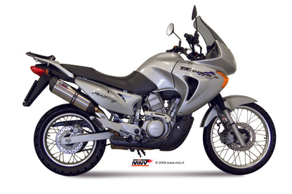 MIVV Slip-on, Suono Stainless Steel, Standard Exhaust For Honda XLV 650 TRANSALP 2005-2007