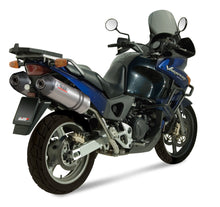 MIVV 2 Slip-on, Oval Titan, Standard Exhaust For Honda XL 1000 Varadero 2003-2011