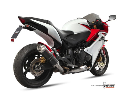 MIVV Slip-On, GP Carbon, Standard Exhaust For Honda CBR 600 F 11-13, Hornet 600 07-13