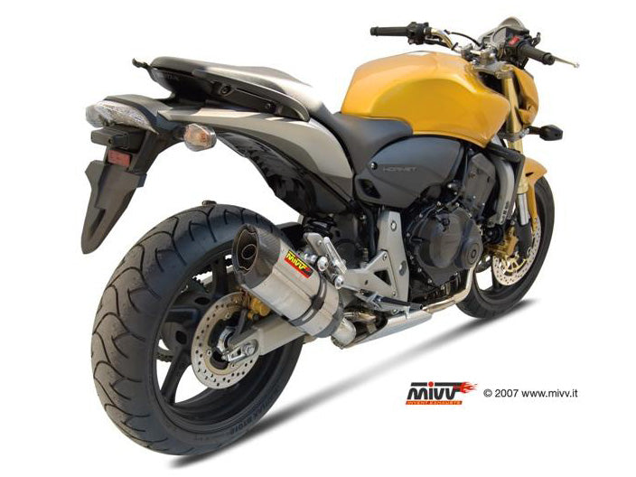MIVV Slip-On, Suono Stainless Steel, Standard Exhaust For Honda CBR 600 F 11-13, Hornet 600 07-13