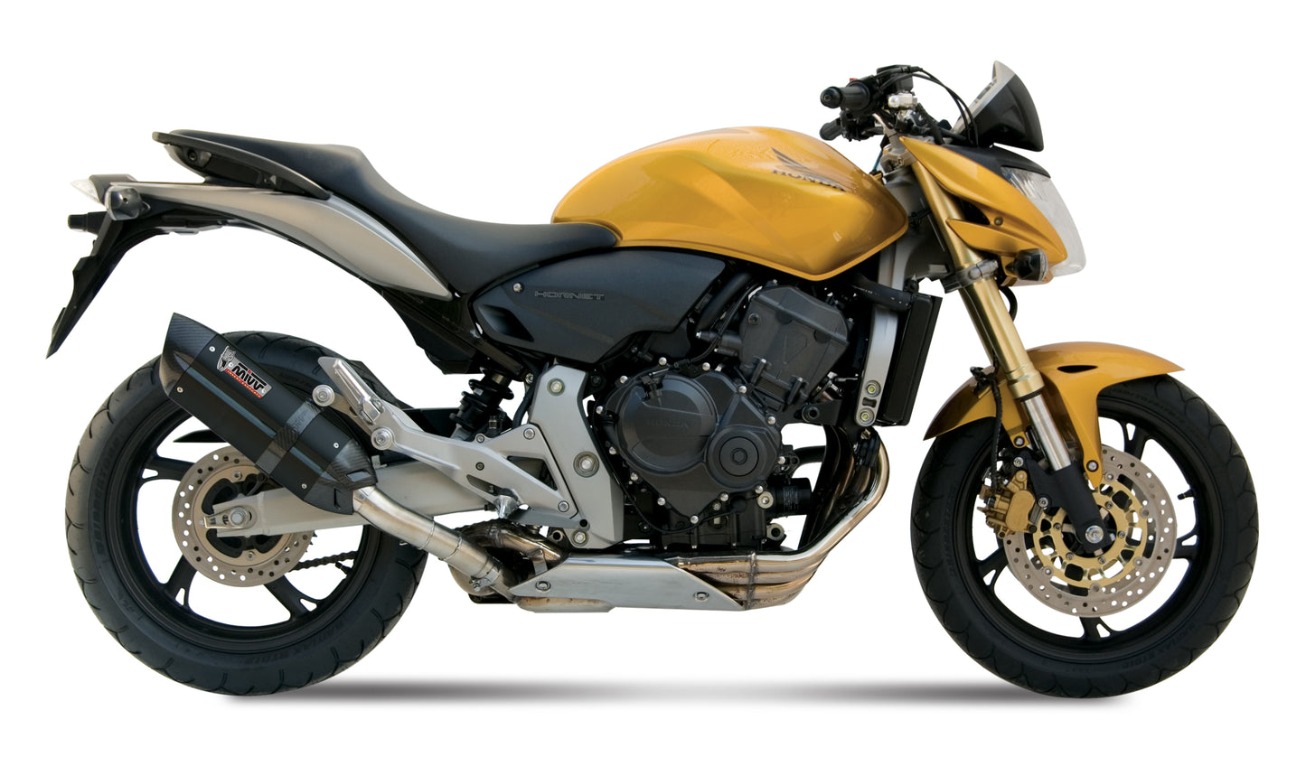 MIVV Slip-On, Suono Black, Standard Exhaust For Honda CBR 600 F 11-13, Hornet 600 07-13