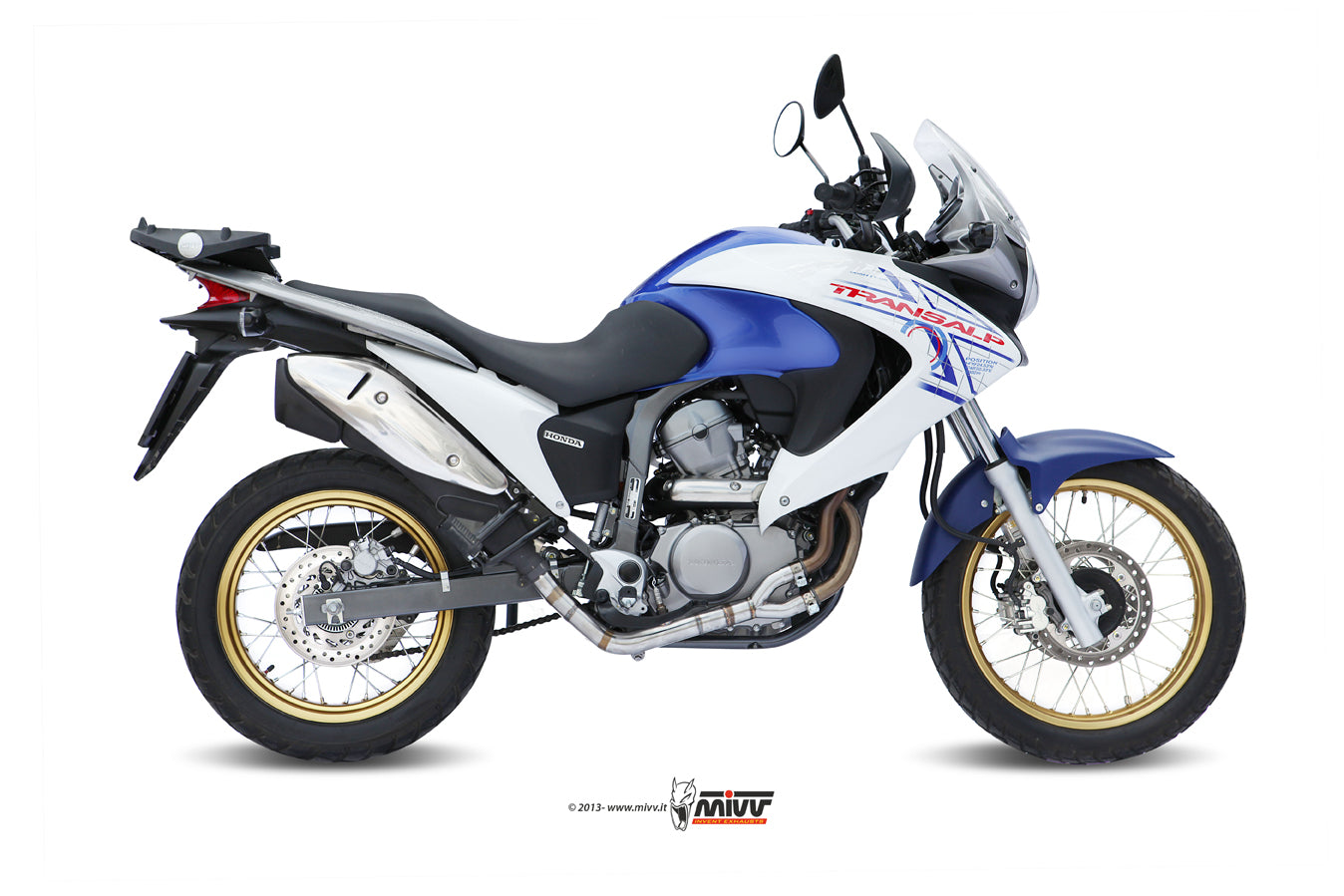 MIVV No-kat pipe. Exhaust For Honda XLV Transalp 700 2008-2013