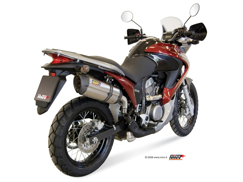 MIVV Slip-on, Suono Stainless Steel, Standard Exhaust For Honda XLV Transalp 700 2008-2013