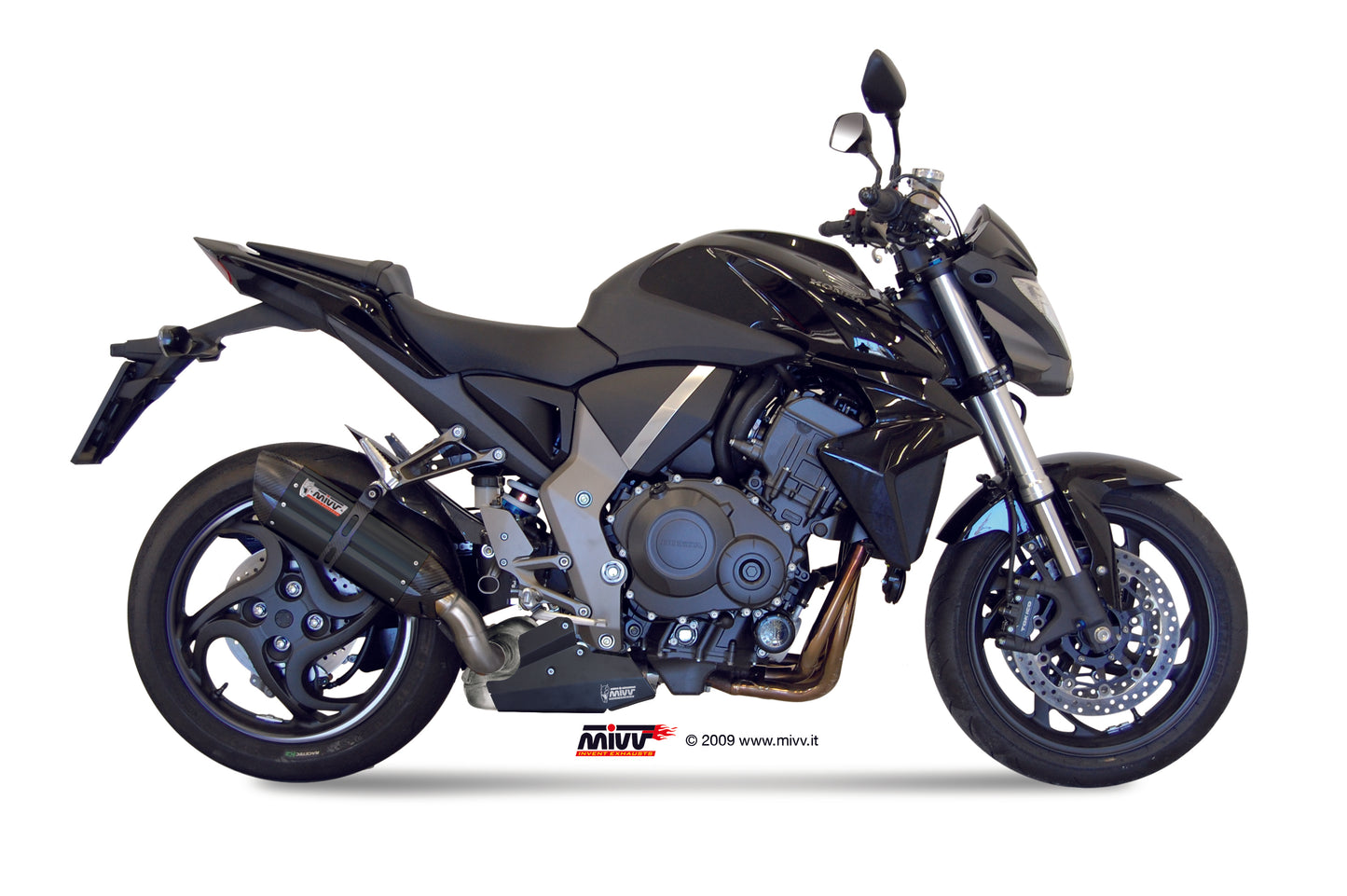 MIVV Slip-on, Suono Black, Exhaust For CB 1000 R 2008-2017