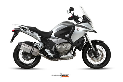 MIVV Slip-on, Speed Edge Stainless Steel, Standard Exhaust For Honda Crosstourer 2012-2020