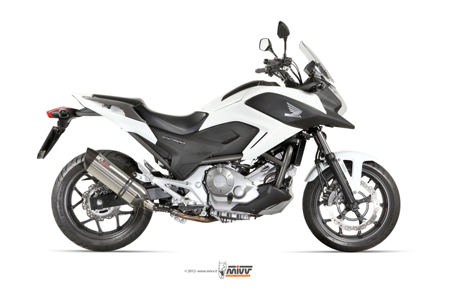MIVV Slip-on, Suono Stainless Steel, Standard Exhaust For Honda Integra 700 12-13, Integra 750 14-15, NC 700 S / X 12-14, NC 750 S / X 14-15
