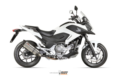 MIVV Slip-on, Suono Stainless Steel, Standard Exhaust For Honda Integra 700 12-13, Integra 750 14-15, NC 700 S / X 12-14, NC 750 S / X 14-15