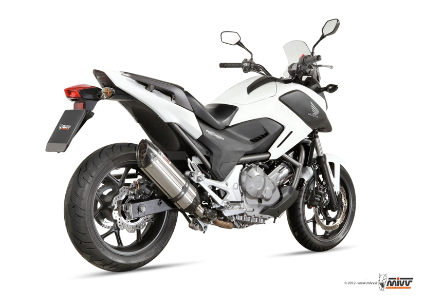 MIVV Slip-on, Suono Stainless Steel, Standard Exhaust For Honda Integra 700 12-13, Integra 750 14-15, NC 700 S / X 12-14, NC 750 S / X 14-15