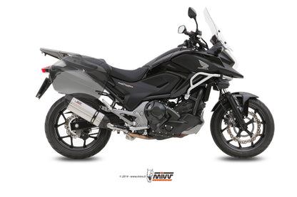 MIVV Slip-on, Suono Stainless Steel, Standard Exhaust For Honda Integra 700 12-13, Integra 750 14-15, NC 700 S / X 12-14, NC 750 S / X 14-15