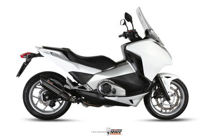 MIVV Slip-on, Suono Black, Standard Exhaust For Honda Integra 700 12-13, Integra 750 14-15, NC 700 S / X 12-14, NC 750 S / X 14-15