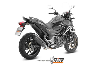 MIVV Slip-on, Suono Black, Standard Exhaust For Honda Integra 700 12-13, Integra 750 14-15, NC 700 S / X 12-14, NC 750 S / X 14-15