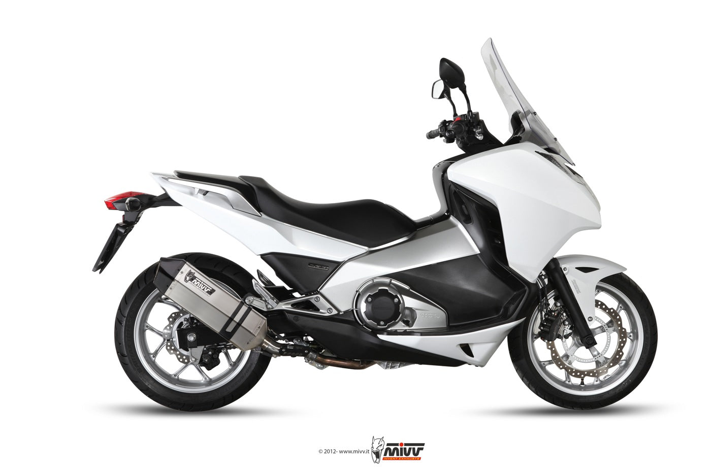MIVV Slip-on, Speed Edge Stainless Steel, Standard Exhaust For Honda Integra 700 12-13, Integra 750 14-15, NC 700 S / X 12-14, NC 750 S / X 14-15