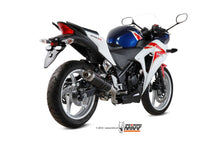 MIVV Slip-On, GP Black, Standard Exhaust For Honda CBR 250R 2011-2014