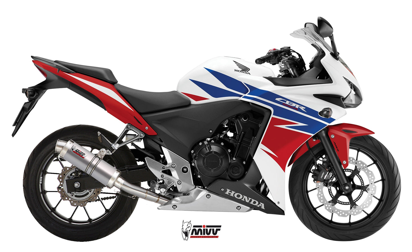 MIVV Slip-On, GP Titan, Standard Exhaust For Honda CB 500 F / X 13-15, CBR 500 R 13-15
