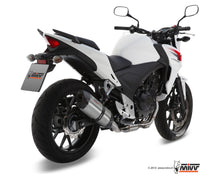 MIVV Slip-On, Suono Stainless Steel, Standard Exhaust For Honda CB 500 F / X 13-15, CBR 500 R 13-15