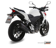 MIVV Slip-On, Suono Black, Standard Exhaust For Honda CB 500 F / X 13-15, CBR 500 R 13-15