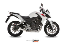 MIVV Slip-On, GP Black, Standard Exhaust For Honda CB 500 F / X 13-15, CBR 500 R 13-15