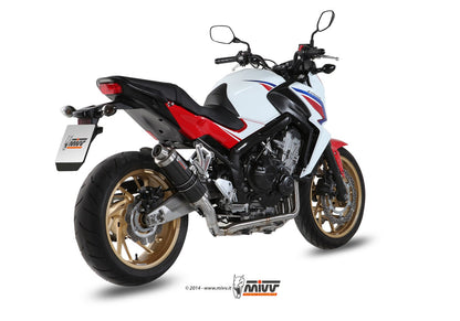 MIVV Full System 4x2x1, GP Carbon, Standard Exhaust For Honda CB 650 F 2014-2018