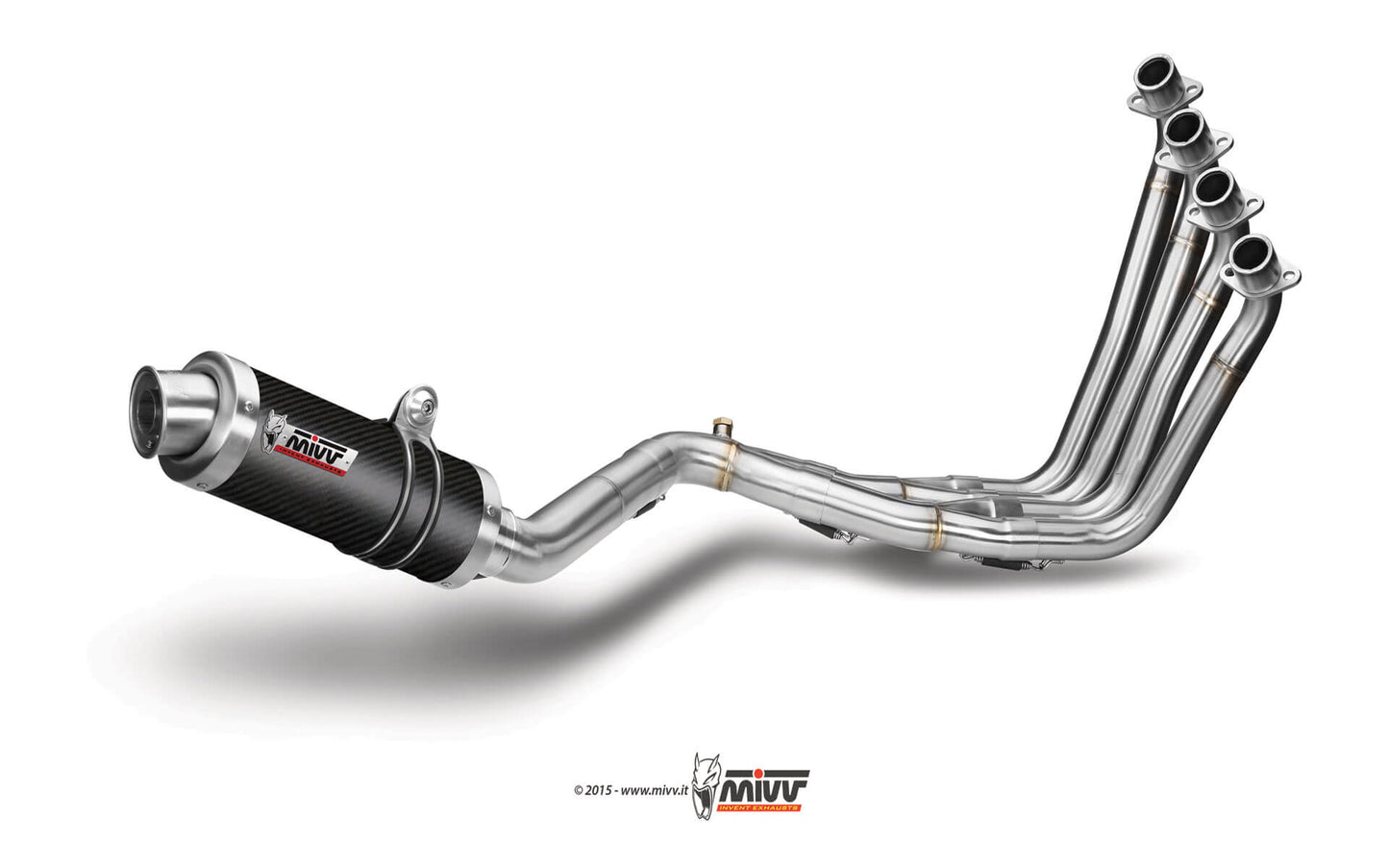 MIVV Full System 4x2x1, GP Carbon, Standard Exhaust For Honda CB 650 F 2014-2018