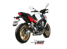 MIVV Full System 4x2x1, MK3 Black, Standard Exhaust For Honda CB 650 F 2014-2018
