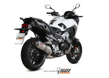 MIVV Slip-on, Oval Titan, Standard Exhaust For Honda Crossrunner 2015-2020