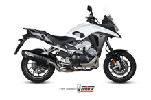 MIVV Slip-on, Speed Edge Black, Standard Exhaust For Honda Crossrunner 2015-2020