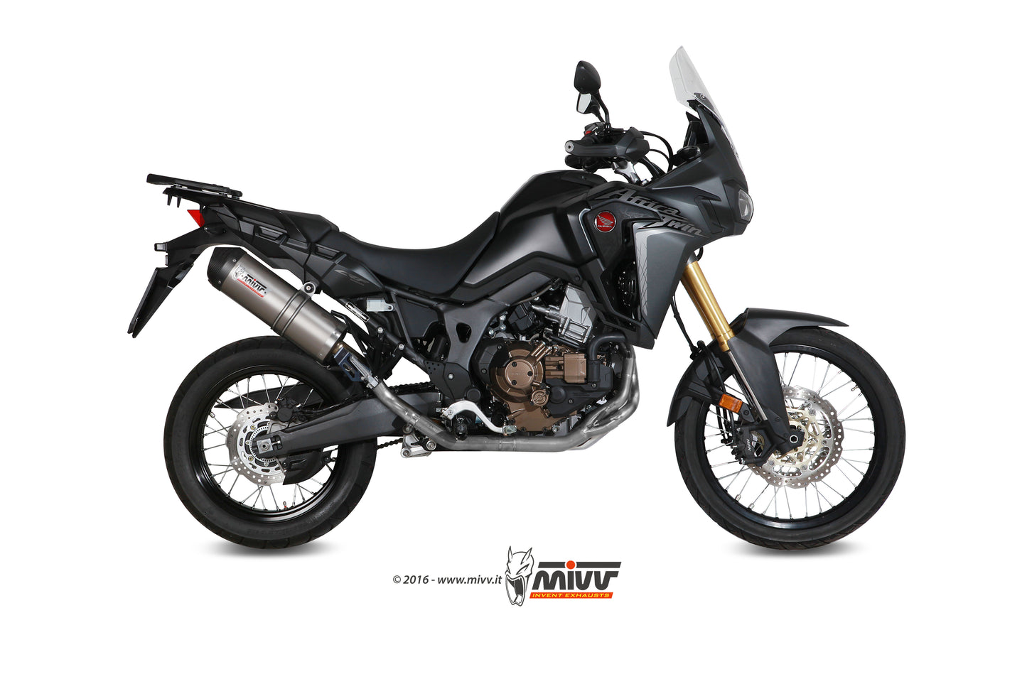 MIVV [No-kat pipe for MIVV silencers.] Exhaust For Honda CRF 1000 L Africa Twin 2016-2019