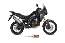 MIVV Slip-on, Oval Titan, Standard Exhaust For Honda CRF 1000 L Africa Twin 2016-2019