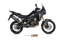 MIVV Slip-on, Speed Edge Black, Standard Exhaust For Honda CRF 1000 L Africa Twin 2016-2019