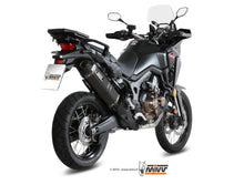 MIVV Slip-on, Speed Edge Black, Standard Exhaust For Honda CRF 1000 L Africa Twin 2016-2019