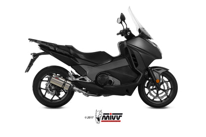 MIVV Slip-on, Suono Stainless Steel, Standard Exhaust For Honda Integra 750 16-20, NC 750 S / X 16-21