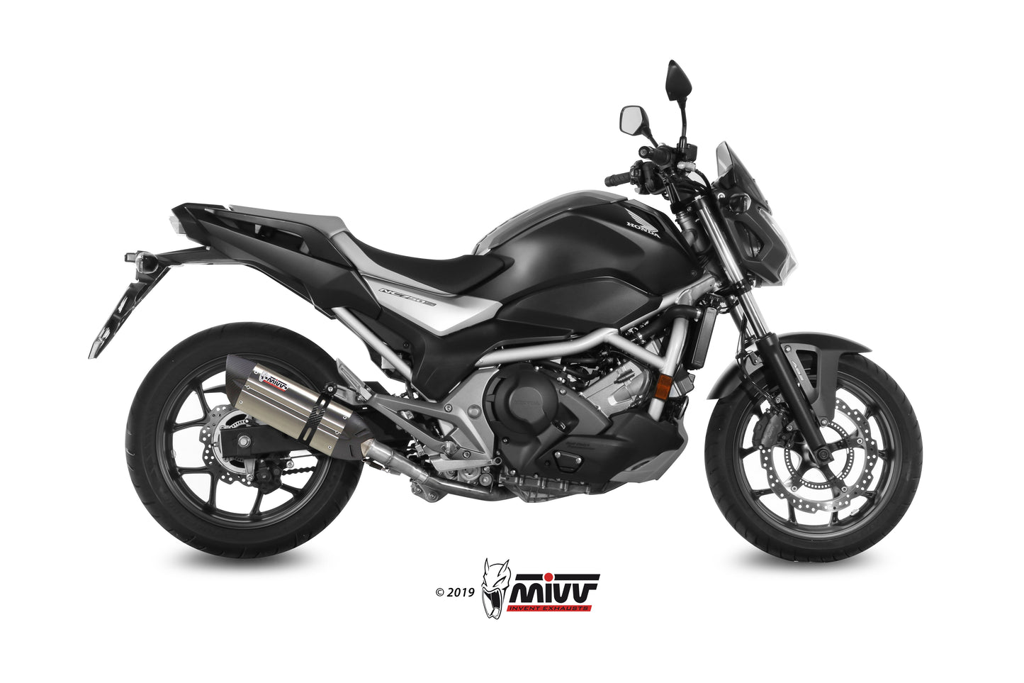 MIVV Slip-on, Suono Stainless Steel, Standard Exhaust For Honda Integra 750 16-20, NC 750 S / X 16-21
