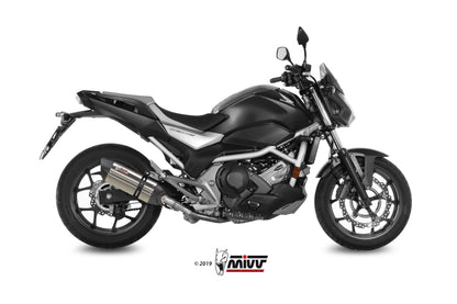MIVV Slip-on, Suono Stainless Steel, Standard Exhaust For Honda Integra 750 16-20, NC 750 S / X 16-21