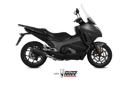 MIVV Slip-on, Suono Black, Standard Exhaust For Honda Integra 750 16-20, NC 750 S / X 16-21