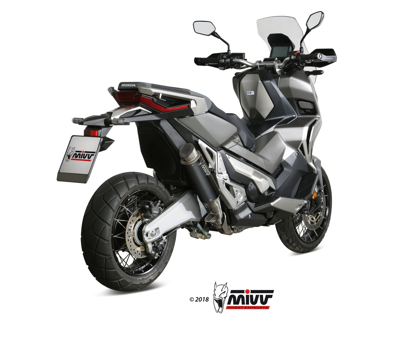 MIVV Slip-on, GPpro Black, Standard Exhaust For Honda X-ADV 750 2017-2021