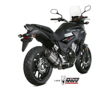 MIVV Slip-On, Suono Stainless Steel, Standard Exhaust For Honda CB 500 X 2017-2021